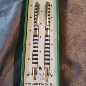 NWT kate spade Pen & Pencil Set: Boxed SeT